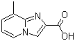 structure of CAS# 88751-05-7, 8-Methylimidazo[1,2-a]pyridine-2-carboxylic acid