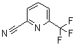 structure of CAS# 887583-52-0, 6-(Trifluoromethyl)pyridine-2-carbonitrile;6-(Trifluoromethyl)picolinonitrile