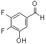 structure of CAS# 887584-91-0, 3,4-Difluoro-5-hydroxybenzaldehyde