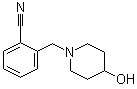 结构式 CAS# 887593-76-2, 2-[(4-羟基-1-哌啶基)甲基]苯腈