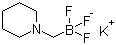 结构式 CAS# 888711-54-4, (1-哌啶基甲基)三氟硼酸钾