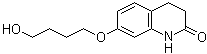 结构式 CAS# 889443-20-3, 3,4-二氢-7-(4-羟基丁氧基)-2(1H)-喹啉酮