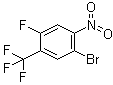 结构式 CAS# 889459-13-6, 1-溴-4-氟-2-硝基-5-(三氟甲基)苯
