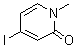 structure of CAS# 889865-47-8, 4-Iodo-1-methyl-1,2-dihydropyridin-2-one;4-Iodo-1-methylpyridin-2(1H)-one