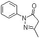 结构式 CAS# 89-25-8, 依达拉奉; 3-甲基-1-苯基-2-吡唑啉-5-酮