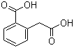 structure of CAS# 89-51-0, Homophthalic acid;alpha-Carboxy-o-toluic acid; 2-Carboxyphenylacetic acid
