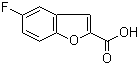 structure of CAS# 89197-62-6, 5-Fluorobenzofuran-2-carboxylic acid
