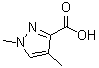 1,4-Dimethyl-1H-pyrazole-3-carboxylic acid molecular structure (CAS 89202-89-1)