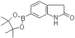 structure of CAS# 893441-85-5, 6-(4,4,5,5-Tetramethyl-1,3,2-dioxaborolan-2-yl)indolin-2-one