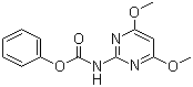 结构式 CAS# 89392-03-0, 4,6-二甲氧基-2-(苯氧基羰基)氨基嘧啶