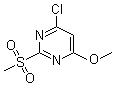 structure of CAS# 89466-55-7, 4-Chloro-2-(methylsulfonyl)-6-methoxypyrimidine;4-Chloro-6-methoxy-2-(methylsulfonyl)pyrimidine