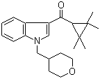 structure of CAS# 895155-57-4, A-834735;[1-[(Tetrahydro-2H-pyran-4-yl)methyl]-1H-indol-3-yl](2,2,3,3-tetramethylcyclopropyl)methanone