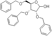 结构式 CAS# 89615-45-2, 2,3,5-三苄氧基-D-呋喃核糖