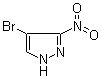 structure of CAS# 89717-64-6, 4-Bromo-3-nitro-1H-pyrazole