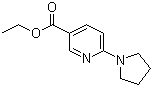 结构式 CAS# 897399-74-5, 6-(吡咯烷-1-基)烟酸乙酯
