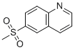 structure of CAS# 89770-29-6, 6-(Methylsulfonyl)quinoline