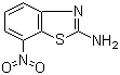 结构式 CAS# 89793-81-7, 2-氨基-7-硝基苯并噻唑