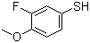 structure of CAS# 89818-27-9, 3-Fluoro-4-methoxythiophenol