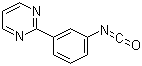 structure of CAS# 898289-49-1, 3-Pyrimidin-2-ylphenyl isocyanate;2-(3-Isocyanatophenyl)pyrimidine