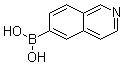 结构式 CAS# 899438-92-7, 异喹啉-6-硼酸