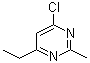 结构式 CAS# 89966-72-3, 4-氯-6-乙基-2-甲基嘧啶