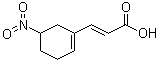 结构式 CAS# 899809-64-4, (2E)-3-(5-硝基-1-环己烯-1-基)-2-丙烯酸