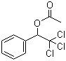 结构式 CAS# 90-17-5, alpha-(三氯甲基)苄基醇乙酸酯; 乙酸三氯甲基苯甲酯