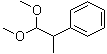 structure of CAS# 90-87-9, Hydrotropaldehyde dimethyl acetal;1,1-Dimethoxy-2-phenylpropane; 2-Phenylpropanal dimethylacetal; 2-Phenylpropionaldehyde dimethyl acetal; Hydratropic aldehyde dimethyl acetall; NSC 46115; alpha-Methylphenacetaldehyde dimethyl acetal