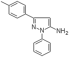 结构式 CAS# 90012-40-1, 5-氨基-3-(4-甲基苯基)-1-苯基吡唑