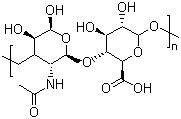 结构式 CAS# 9004-61-9, 透明质酸