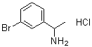 结构式 CAS# 90151-46-5, 3-溴-alpha-甲基苯甲胺盐酸盐