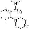 N,N-Dimethyl-2-(1-piperazinyl)-3-pyridinecarboxamide molecular structure (CAS 902836-08-2)
