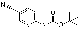 结构式 CAS# 902837-44-9, 2-(叔丁氧羰基氨基)-5-氰基吡啶