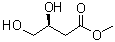structure of CAS# 90414-36-1, (S)-3,4-Dihydroxybutyric acid methyl ester;Methyl (S)-3,4-dihydroxybutanoate; Methyl (S)-3,4-dihydroxybutyrate