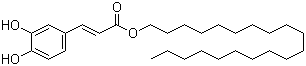 结构式 CAS# 905726-67-2, 3-(3,4-二羟基苯基)-2-丙烯酸二十烷基酯