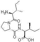结构式 CAS# 90614-48-5, L-异亮氨酰-L-脯氨酰-L-异亮氨酸