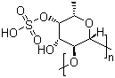 structure of CAS# 9072-19-9, Fucoidan;Sulfated algal polysaccharide