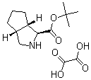 结构式 CAS# 907606-68-2, (1S,3aR,6aS)-八氢环戊烷并[c]吡咯-1-羧酸叔丁酯草酸盐