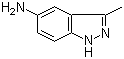 结构式 CAS# 90764-90-2, 3-甲基-1H-吲唑-5-胺