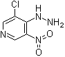结构式 CAS# 90927-90-5, 3-氯-4-肼基-5-硝基吡啶