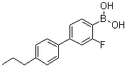 结构式 CAS# 909709-42-8, [3-氟-4'-丙基联苯-4-基]硼酸