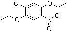 structure of CAS# 91-43-0, 1-Chloro-2,5-diethoxy-4-nitrobenzene