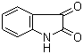 结构式 CAS# 91-56-5, 吲哚-2,3-二酮; 靛红