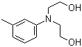 structure of CAS# 91-99-6, N,N-Di(hydroxyethyl)-m-toluidine;2-2'-(m-Tolylimido)diethanol; 2,2'-[(3-Methylphenyl)imino]bis-ethanol