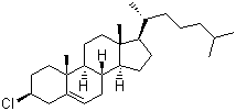 Cholesteryl chloride  molecular structure (CAS 910-31-6)