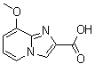 8-Methoxyimidazo[1,2-a]pyridine-2-carboxylic acid molecular structure (CAS 910122-85-9)