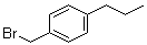 structure of CAS# 91062-39-4, 4-Propylbenzyl bromide;1-(Bromomethyl)-4-propylbenzene