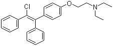 Clomifene molecular structure (CAS 911-45-5)
