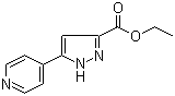 structure of CAS# 911461-42-2, 5-(4-Pyridinyl)-1H-pyrazole-3-carboxylic acid ethyl ester
