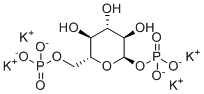 结构式 CAS# 91183-87-8, 四钾1,6-二-O-膦酸基-alpha-D-吡喃葡萄糖